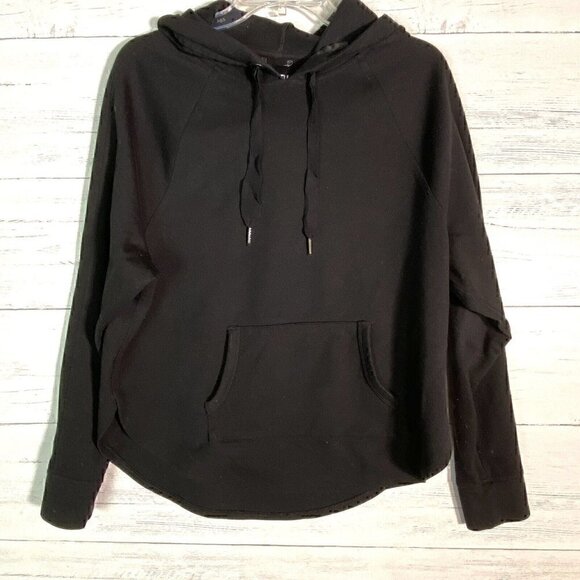 Victoria's Secret Tops - Victoria's Secret Sport Black Pullover Hoodie Sweatshirt Women S Kangaroo Pocket